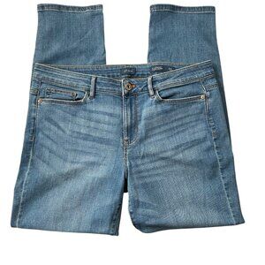 J Jill Straight leg Boyfriend Jeans Women's size 12P